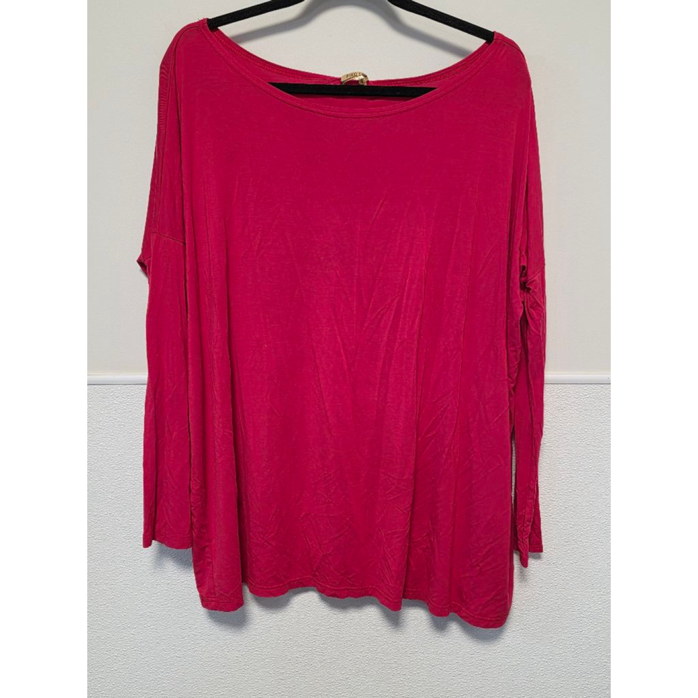 Women's Piko 1988 Top Size L‎ Red Long Sleeve